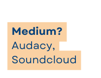 Medium Audacy Soundcloud